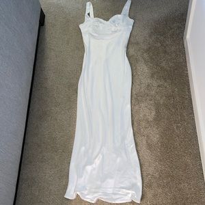 Princess polly maxi satin dress, Size US 8